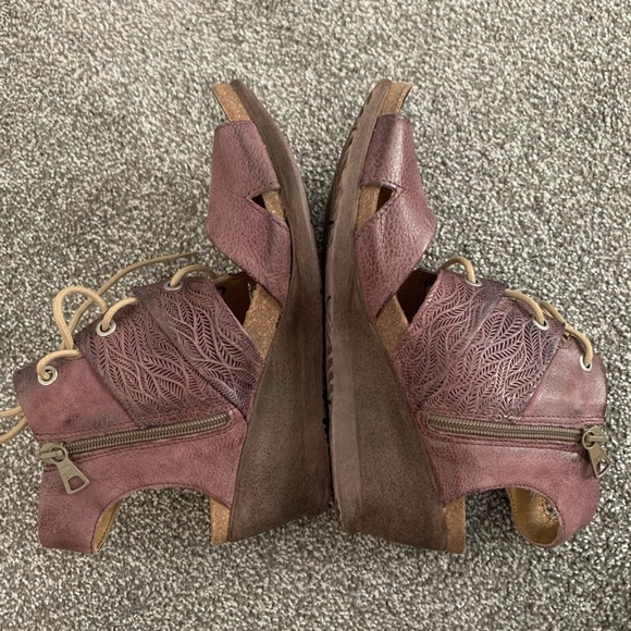 Miz Mooz Sierra Wedge in Plum - Picture 9 of 9